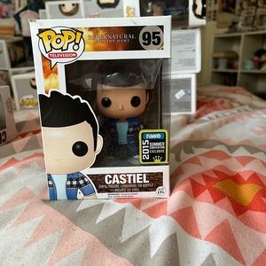 Funko Pop! Castiel Vinyl Figure with Blue Jacket